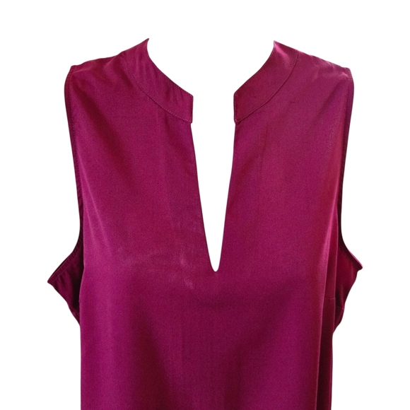Banana Republic Vibrant Pink Sleeveless Blouse - Picture 3 of 10